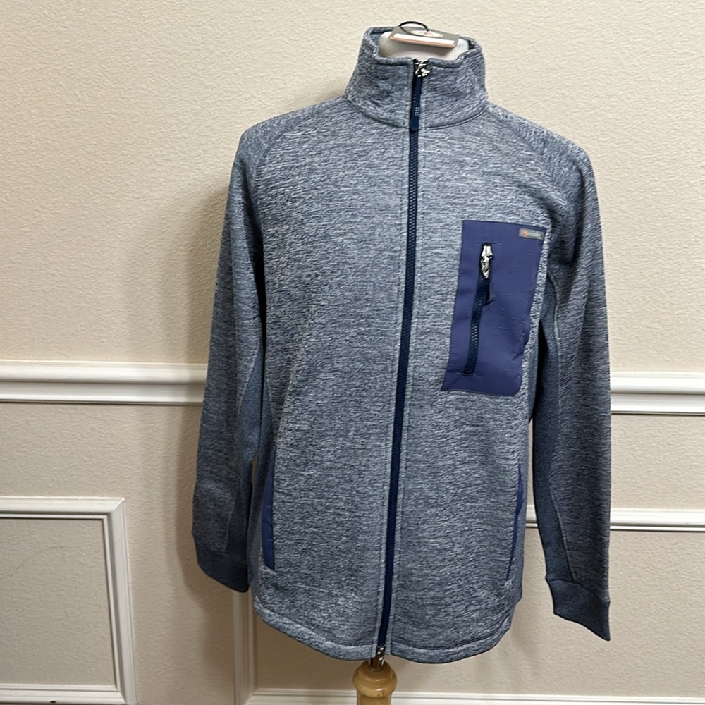 Cloudveil BALSAM YARN DYE FULL ZIP - Navy Heather